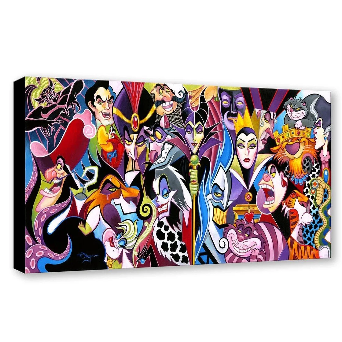ディズニー　ALL THEIR WICKED WAYS ジグソーパズル 1000 All Their Wicked Ways by Tim Rogerson Signed and Numbered Edition